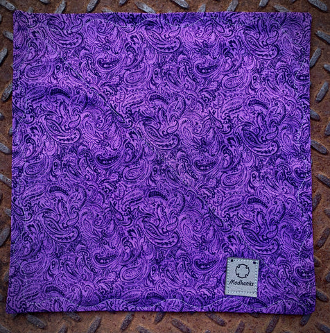 Purple paisley